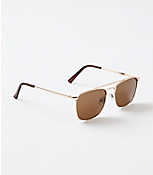 Rectangle Aviator Sunglasses carousel Product Image 1