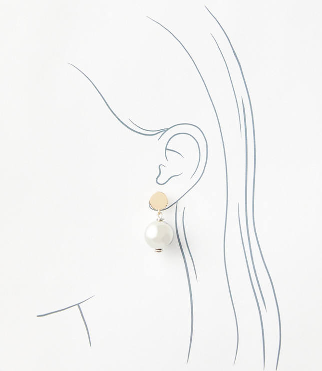 Mixed Metallic Ball Earrings