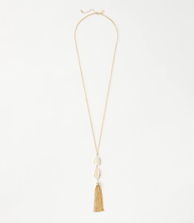 Loft Stacked Tassel Pendant Necklace