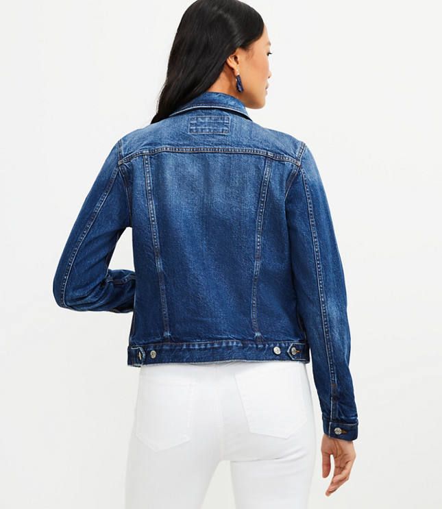 Ovo Monogram Denim Trucket Jacket Washed Indigo