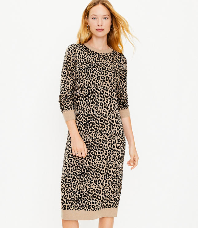 the loft sweater dress