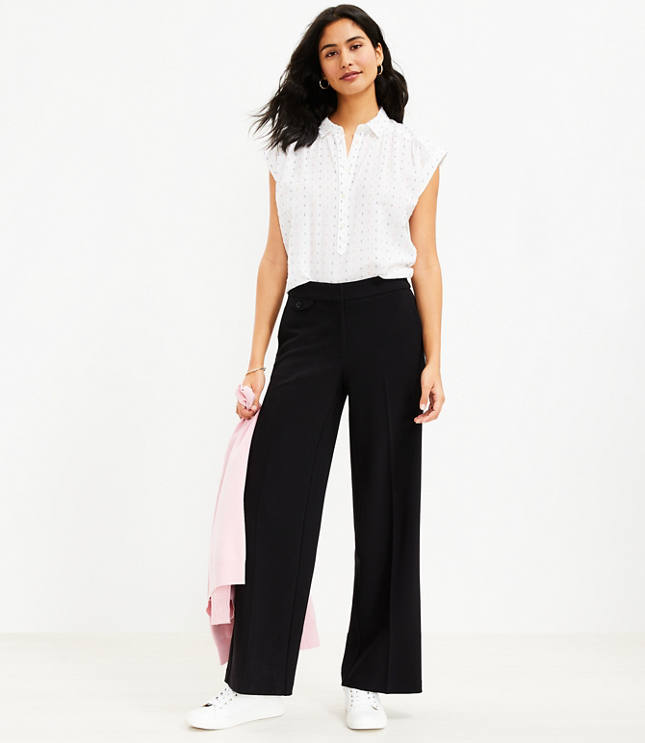 Button Pocket Trouser Pants