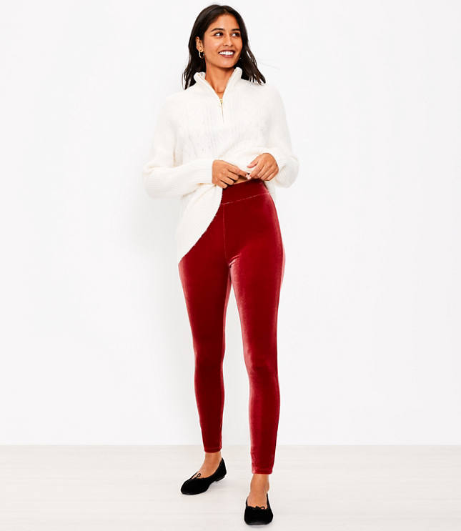 In Stock Plush Velvet Leggings 441451