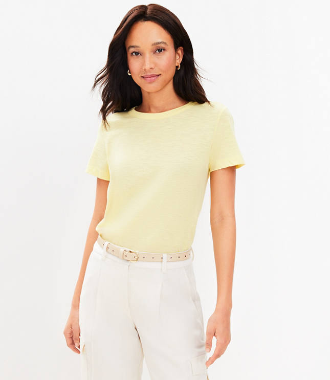 Women's Yellow Tops Loft