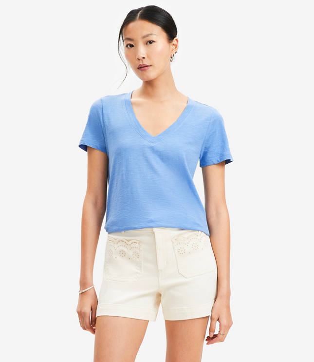 Everyday V-Neck Tee carousel Product Image 2