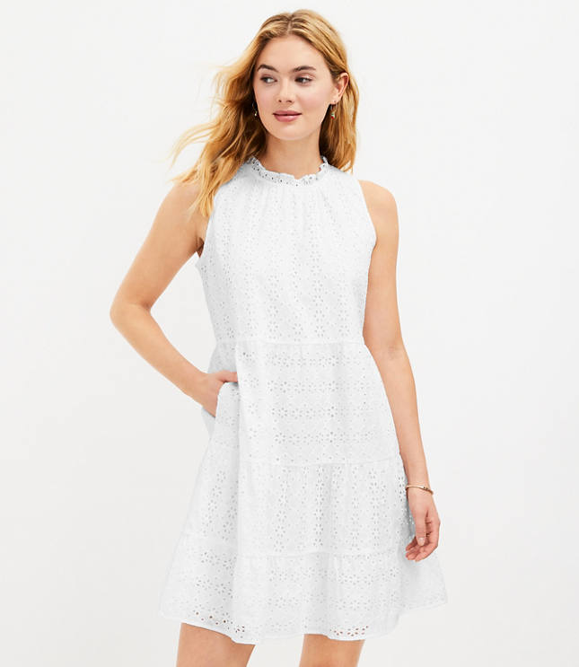 Eyelet 2025 swing dress