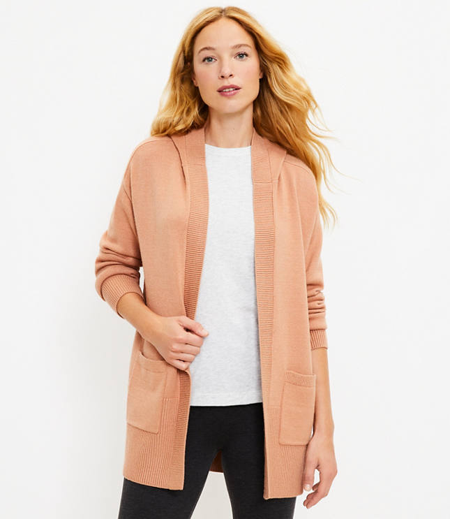 Lou Grey Hooded Pocket Cardigan