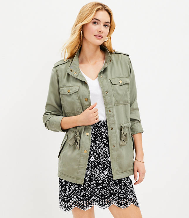 Drawstring Utility Jacket