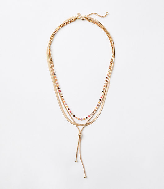 Loft Filigree Layered Necklace