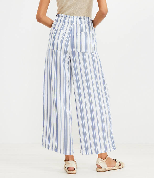 Emory Wide Leg Pants in Stripe