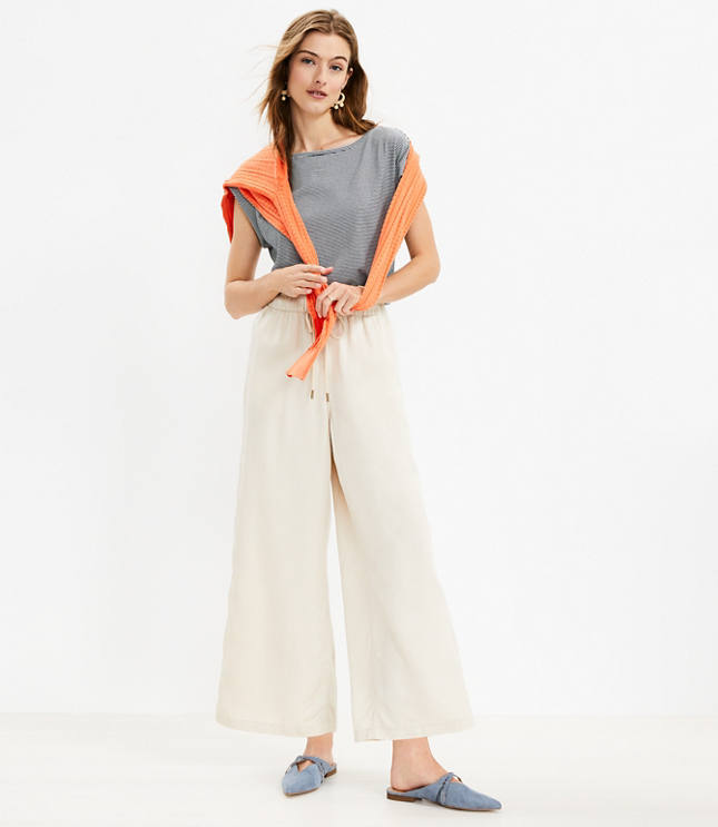 ann taylor loft wide leg pants