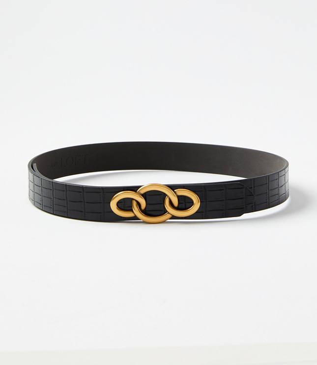 Horsebit Buckle Waist Belt