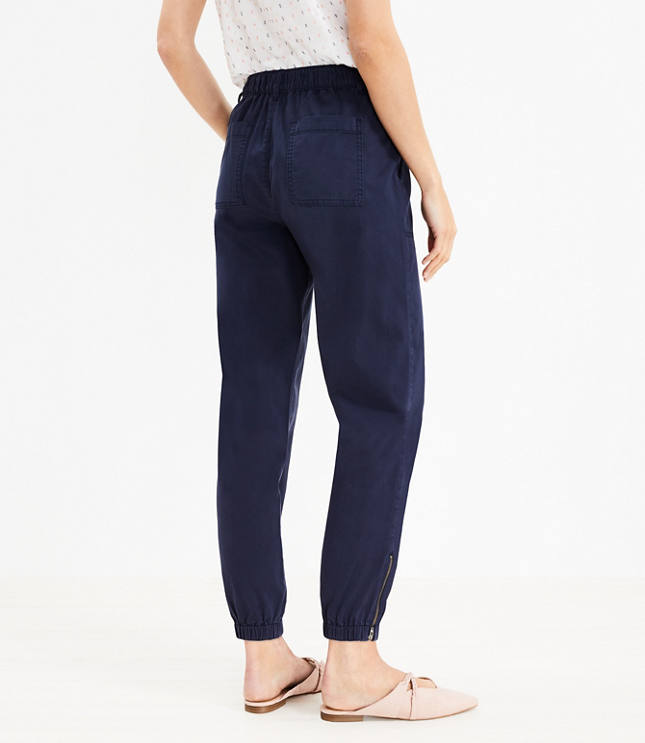 Ankle zip joggers online women's