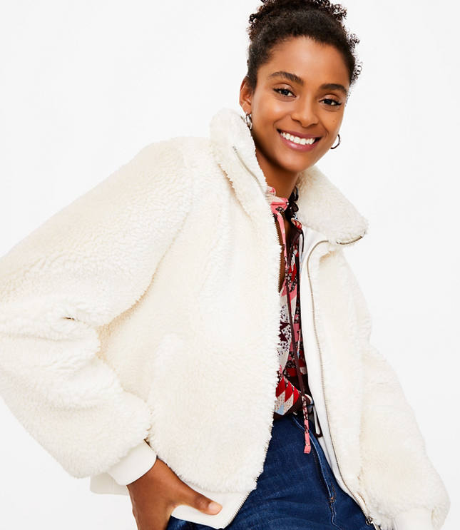 Sherpa hotsell jacket petite