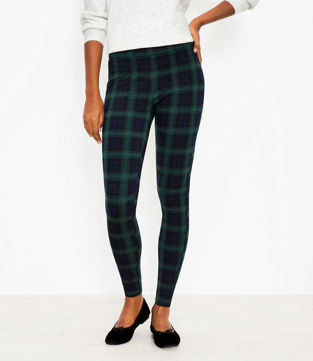 Belted Sutton Kick Crop Pants in Gingham