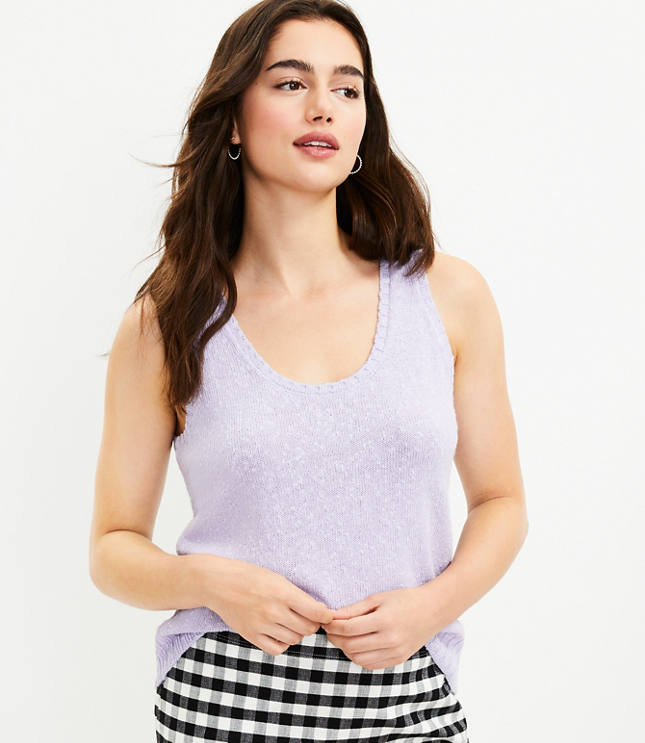 loft sleeveless tops