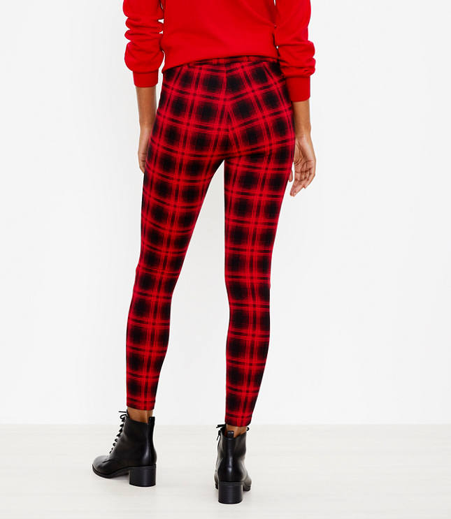 Buffalo Plaid Ponte Leggings