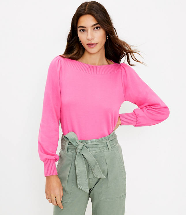 Petite Boatneck Sweatshirt