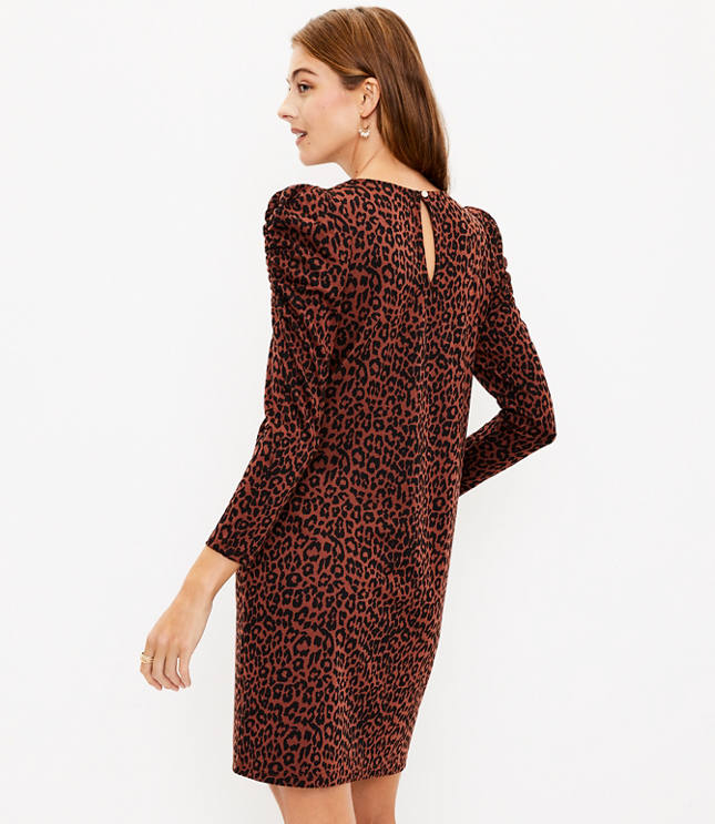 Loft animal print dress hotsell