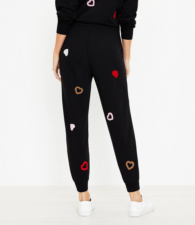 Monrow heart sweatpants hot sale