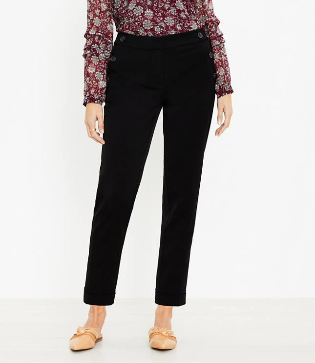 Curvy Slim Sailor Pants LOFT