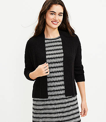 NWT ANN TAYLOR 3/4 Sleeve Cardigan Sweater   $69.50  Sunset  NEW 