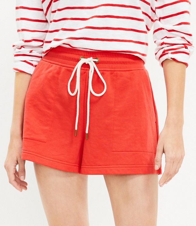 Lou & Grey Cozy Cotton Terry Shorts image number 1