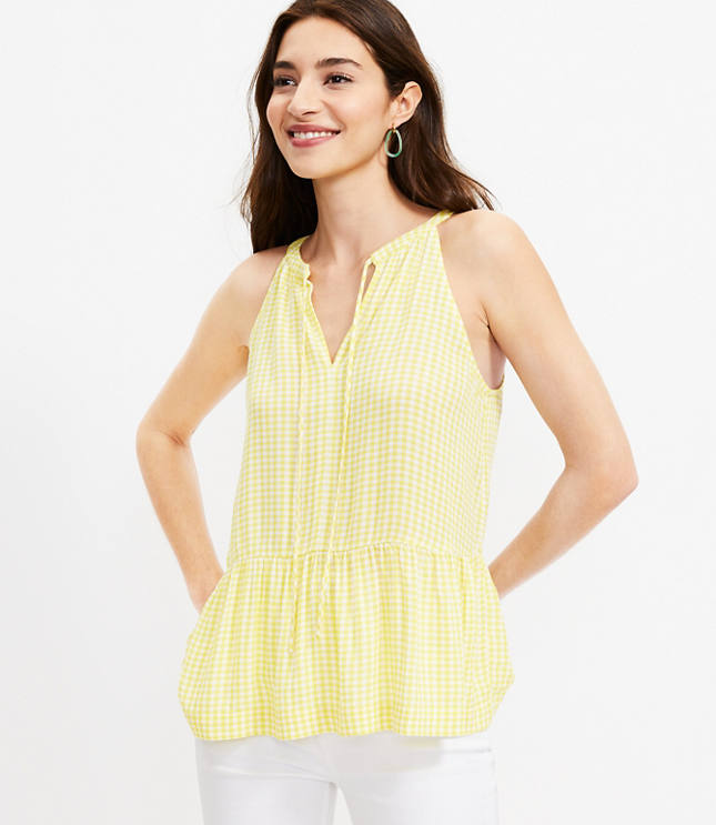 loft sleeveless tops