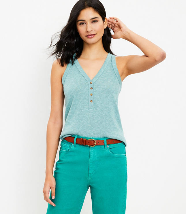 loft sleeveless tops