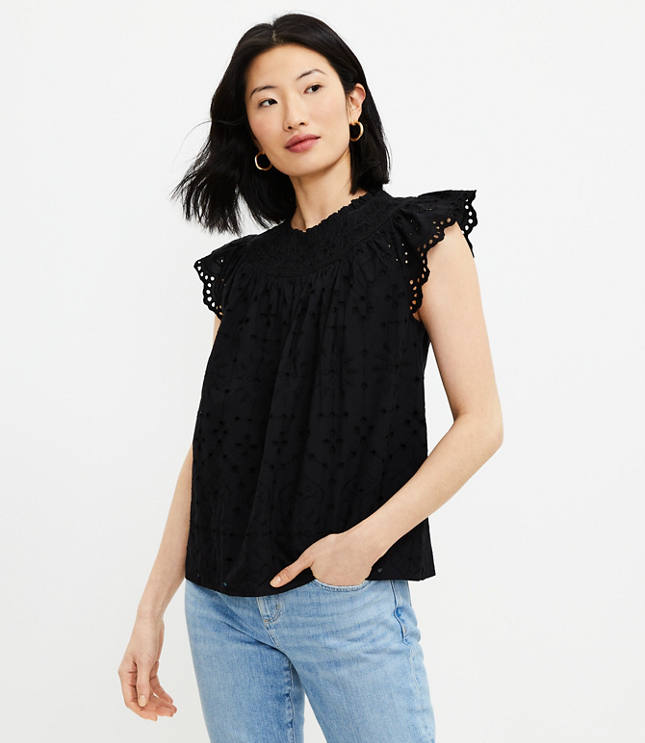 Loft eyelet top on sale