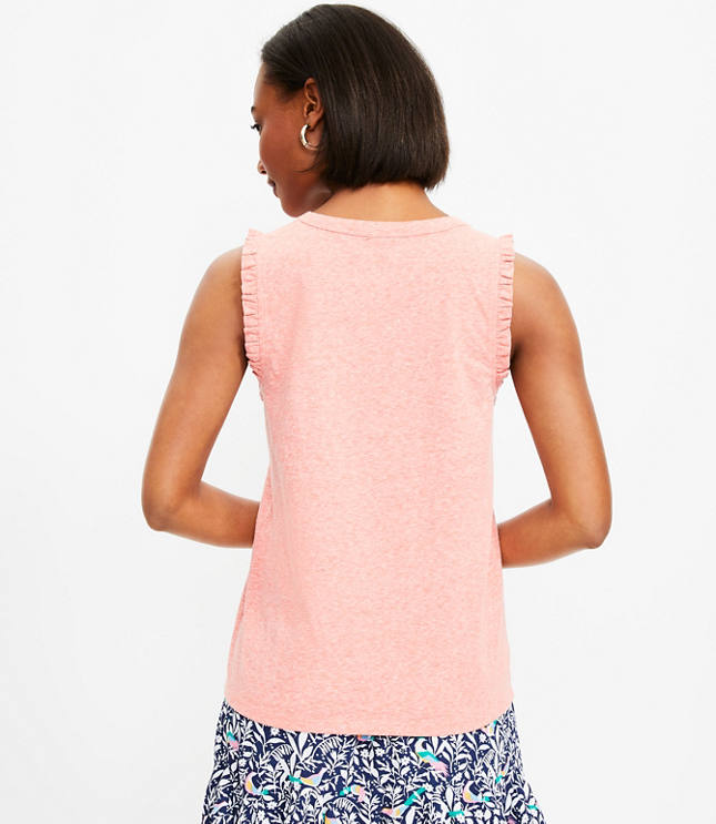 Ruffle Sleeve Tank Top
