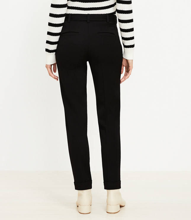 Petite Curvy Five Pocket Skinny Pants in Sateen