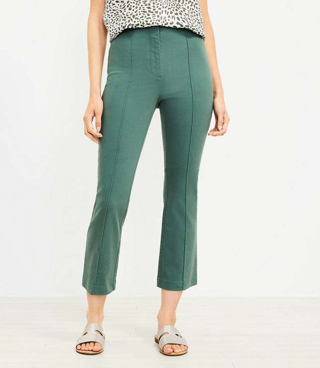 Kick Crop Pants in Stretch Twill