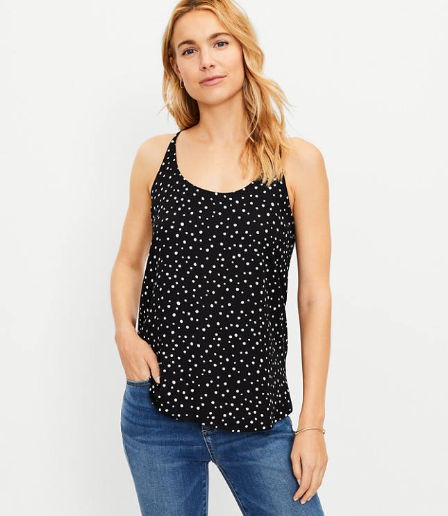 Zoo Dot Scoop Neck Cami