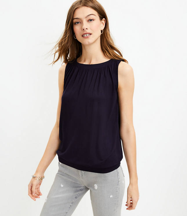 Banded bottom dressy tops best sale