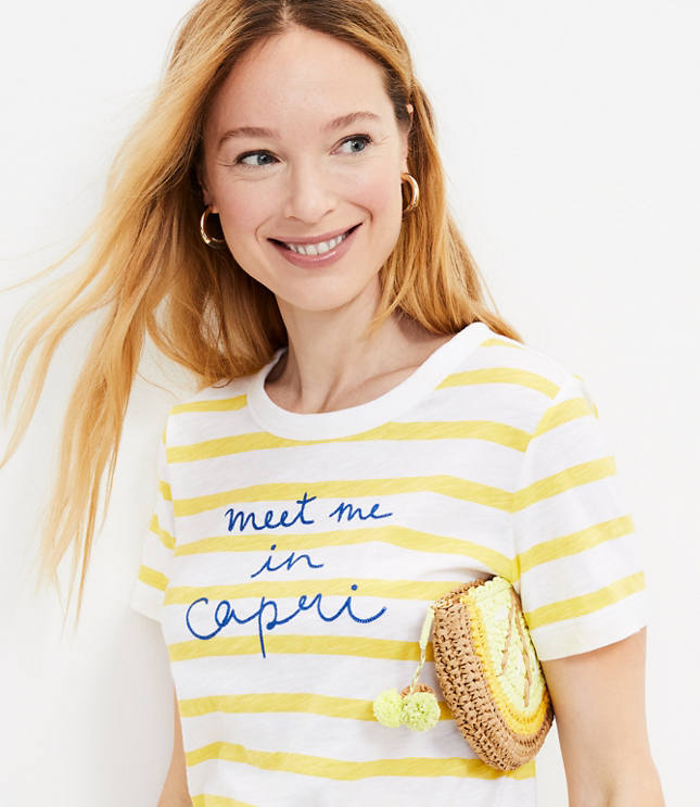 Meet Me In Capri Everyday Crew Tee