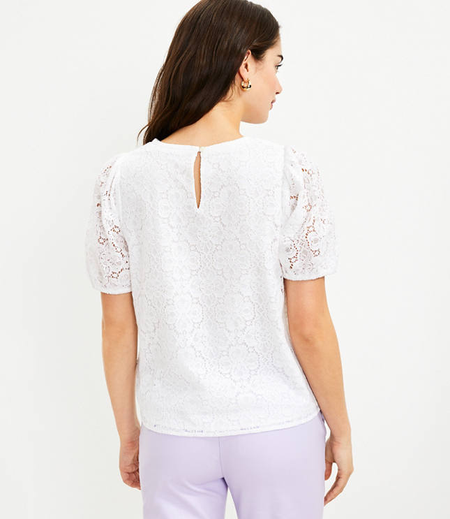 Medallion Lace Top