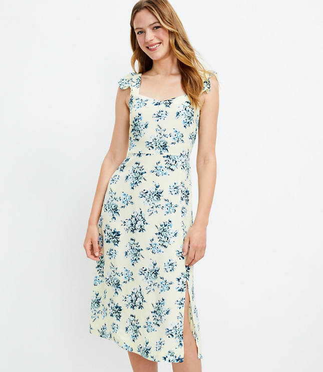 Loft midi dress online