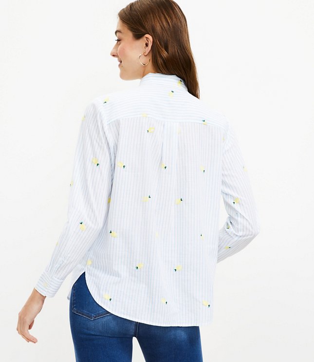 Lemon Stripe Everyday Shirt