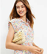 Floral Midi Pocket Shirtdress carousel Product Image 2