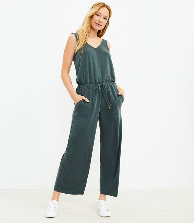 LOFT Lou & Grey Signature Softblend Crossover Jumpsuit, LOFT