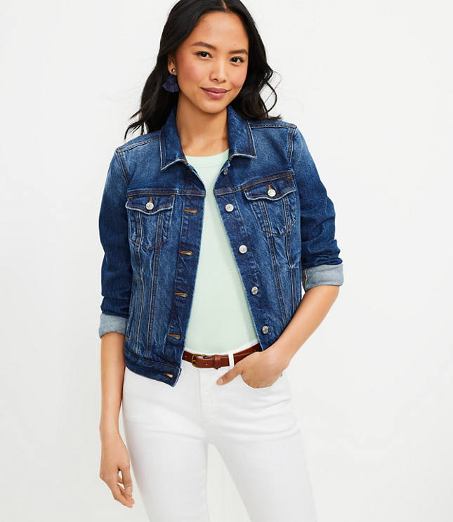 J crew indigo denim on sale jacket