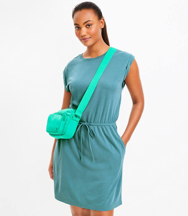 Lou & Grey Drawstring Pocket Dress