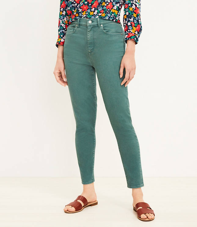 Tall Curvy Mid Rise Skinny Jeans in Classic Dark Indigo Wash