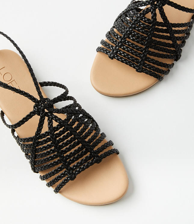BRAID LEATHER SANDALS – TOGA ONLINE STORE
