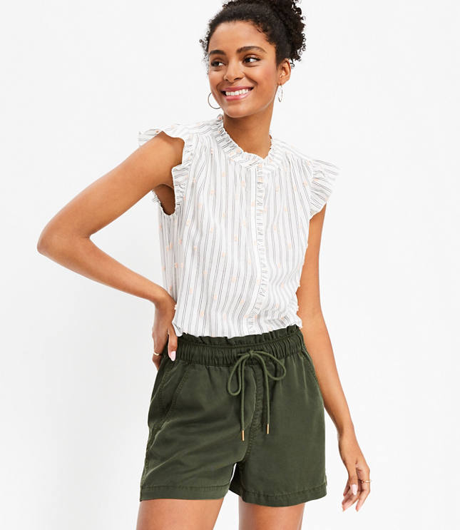 Loft cheap ruffle top