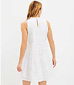 Tall Eyelet Tiered Swing Dress carousel Product Image 3