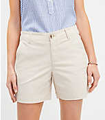 Curvy Monroe Chino Shorts with 6 Inch Inseam carousel Product Image 1