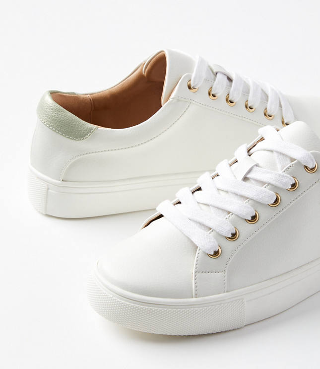 Topshop cookie store lace up trainers