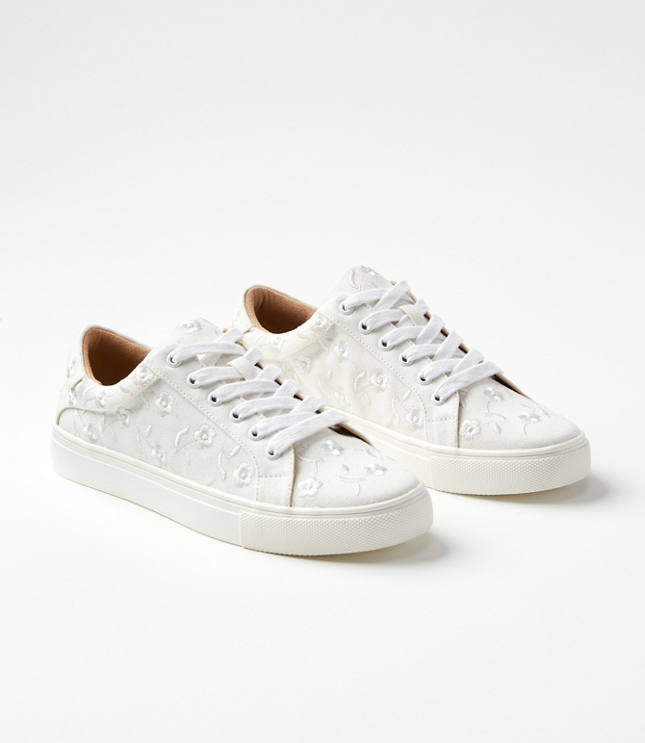 Eyelet sneakers on sale